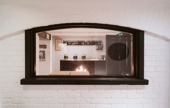 Cellar-view-through-window